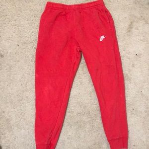 Red Nike Sweats